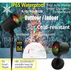 High Power Rotating LED Garden Projector Landscape Lights with Remote and Timer