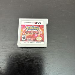 Pokemon OMEGA Ruby Nintendo 3DS XL Authentic Tested