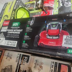 Toro Lawmower New Comes With Battery And Charger 