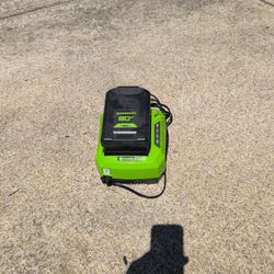 Green works 80volt Battery And Charger