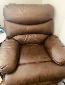 Brown Leather Recliner