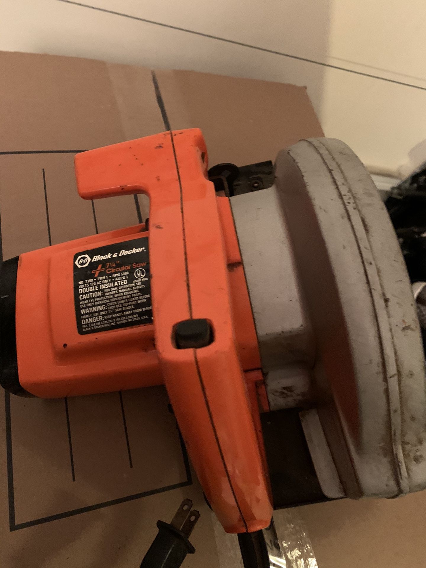 Black and decker 7390 circular saw sale