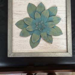 3D flower wall decor