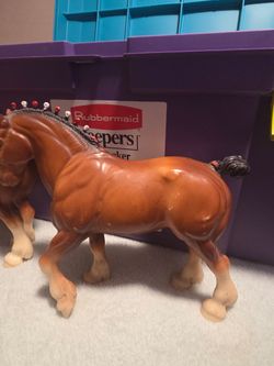 Vintage Breyer clysdale