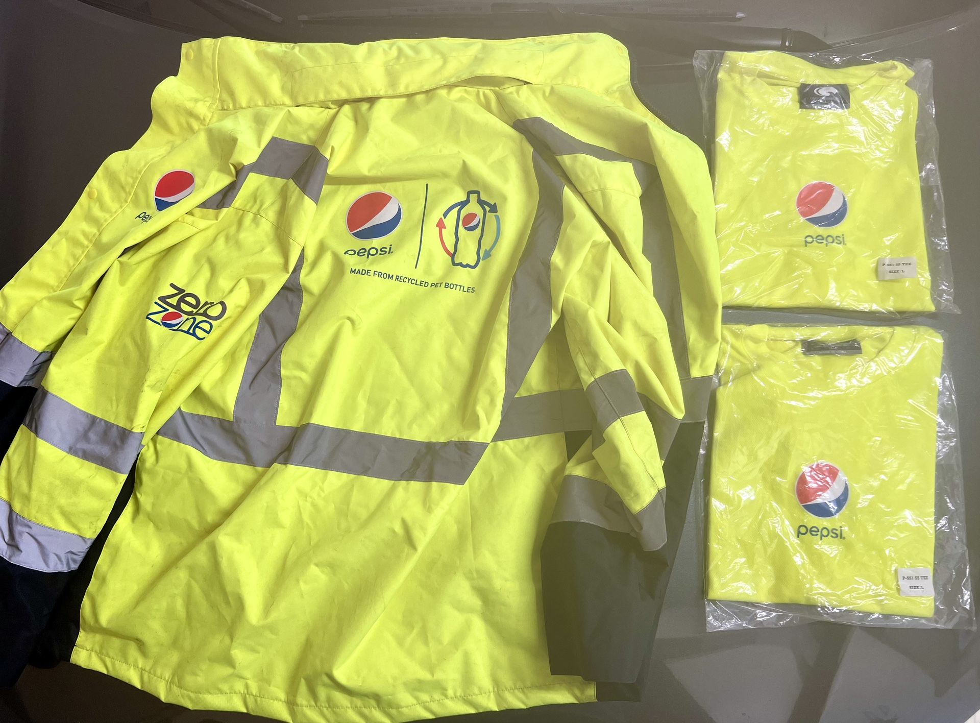 Pepsi Jacket & 2 Shirts
