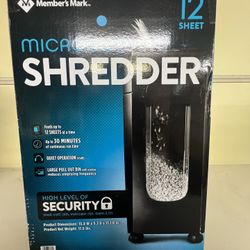 Members Mark Micro Shredder 