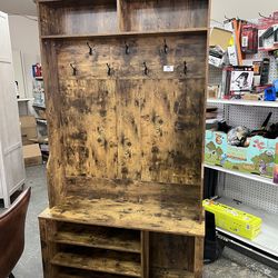 Delena Hall Tree 39.37” Storage Bench and Shoe Storage