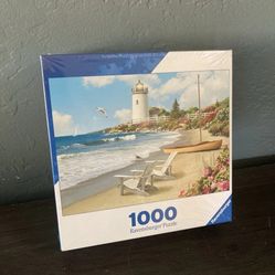 “RAVENSBURGER” 1000 Piece “Alan Giana” Lighthouse Jigsaw Puzzle. New In Box.