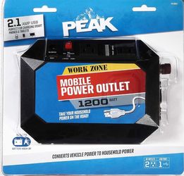 PEAK 1200W 12V mobile power inverter