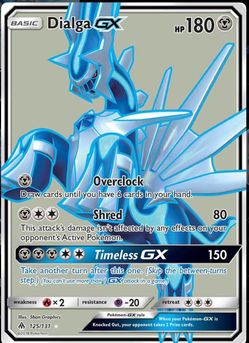 Dialga Gx#125/ Palkia GX #101