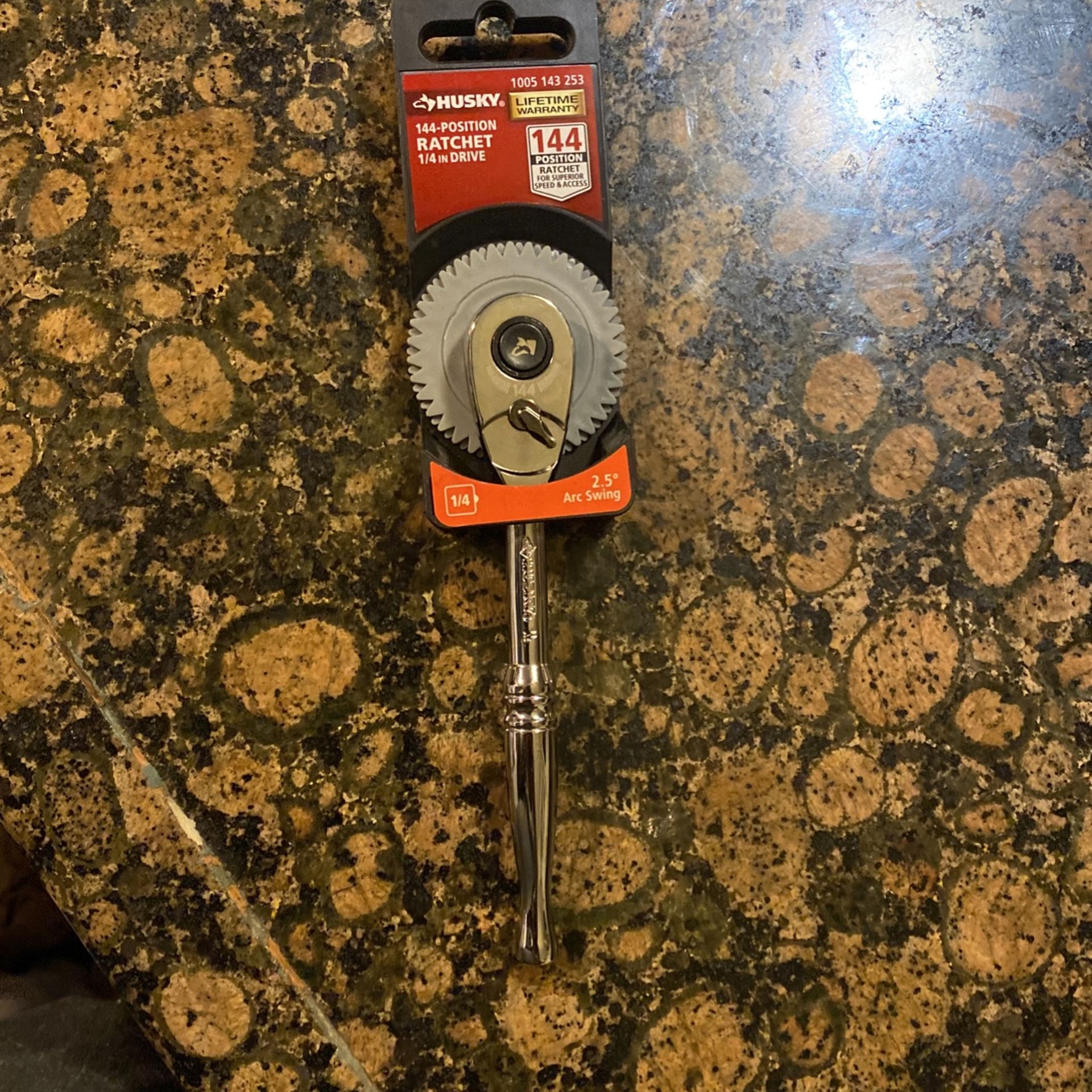 Husky 144 Position Ratchet 1/4 In Drive