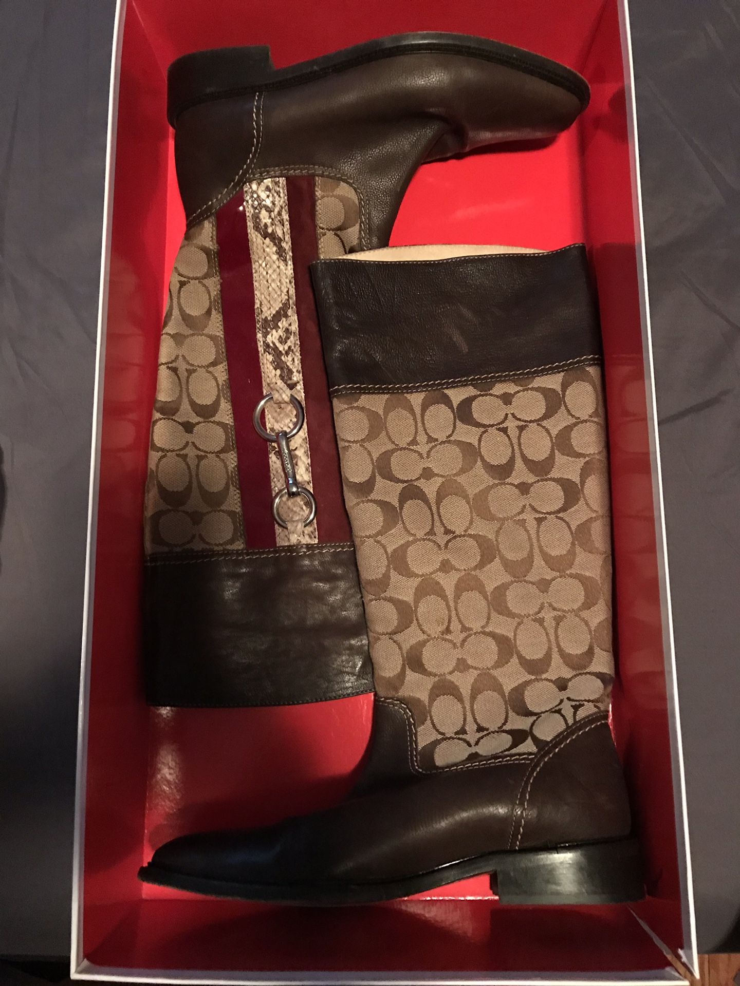 Authentic coach riding boots