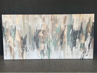 NEW! Large Contemporary Abstract Wall Art. 58 x 29 inches