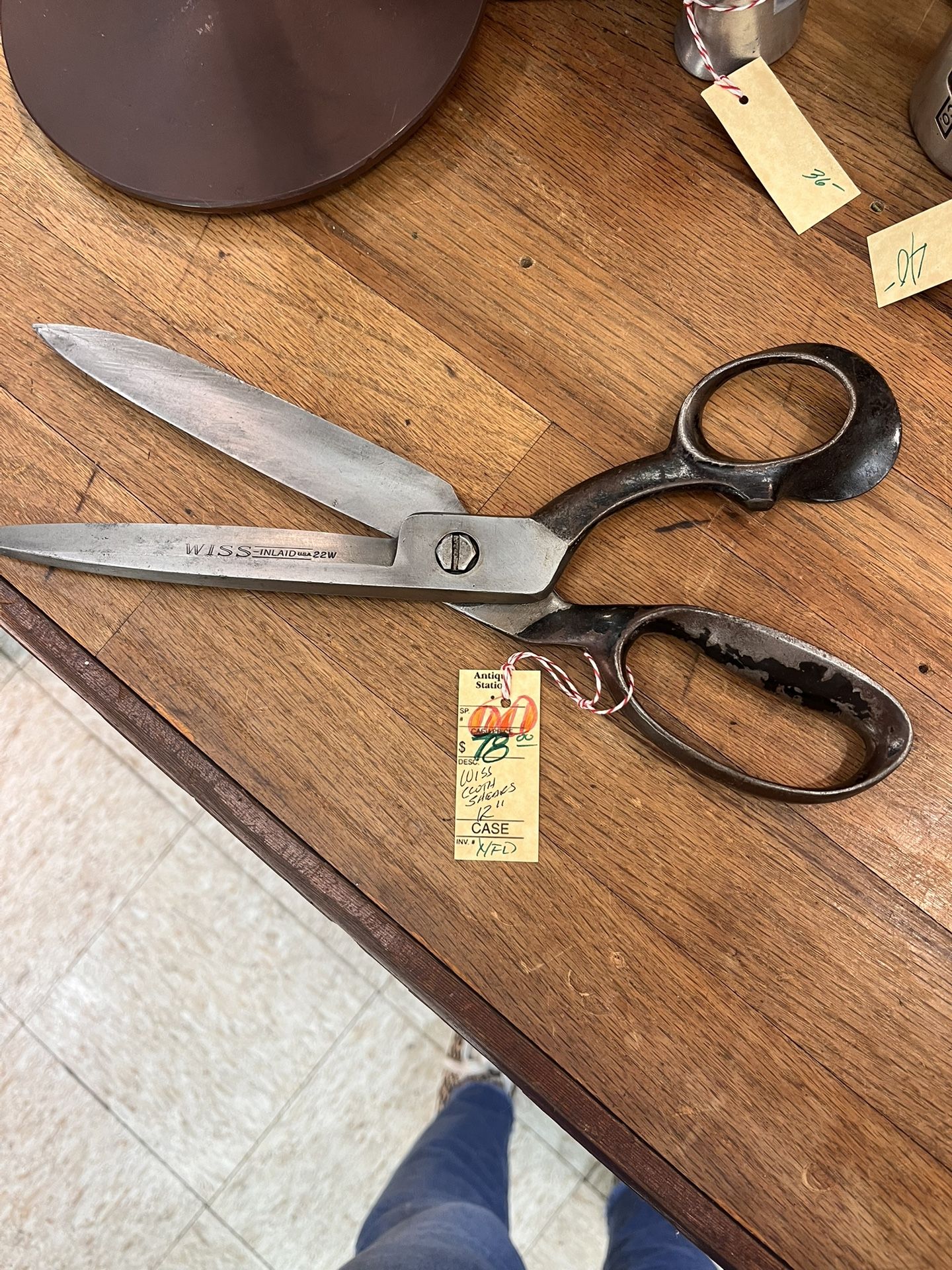 Vintage 12” Large Heavy WISS Shears