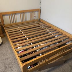 Wooden Bed frame - Queen