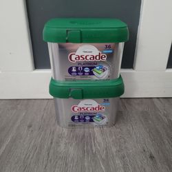 Cascade Dishwasher Pods 36 count (two packs)