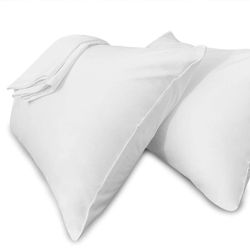 new 2 pack king cotton case  pillow ! ! 