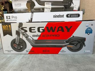 Segway Ninebot E3 Pro Electric Kick Scooter