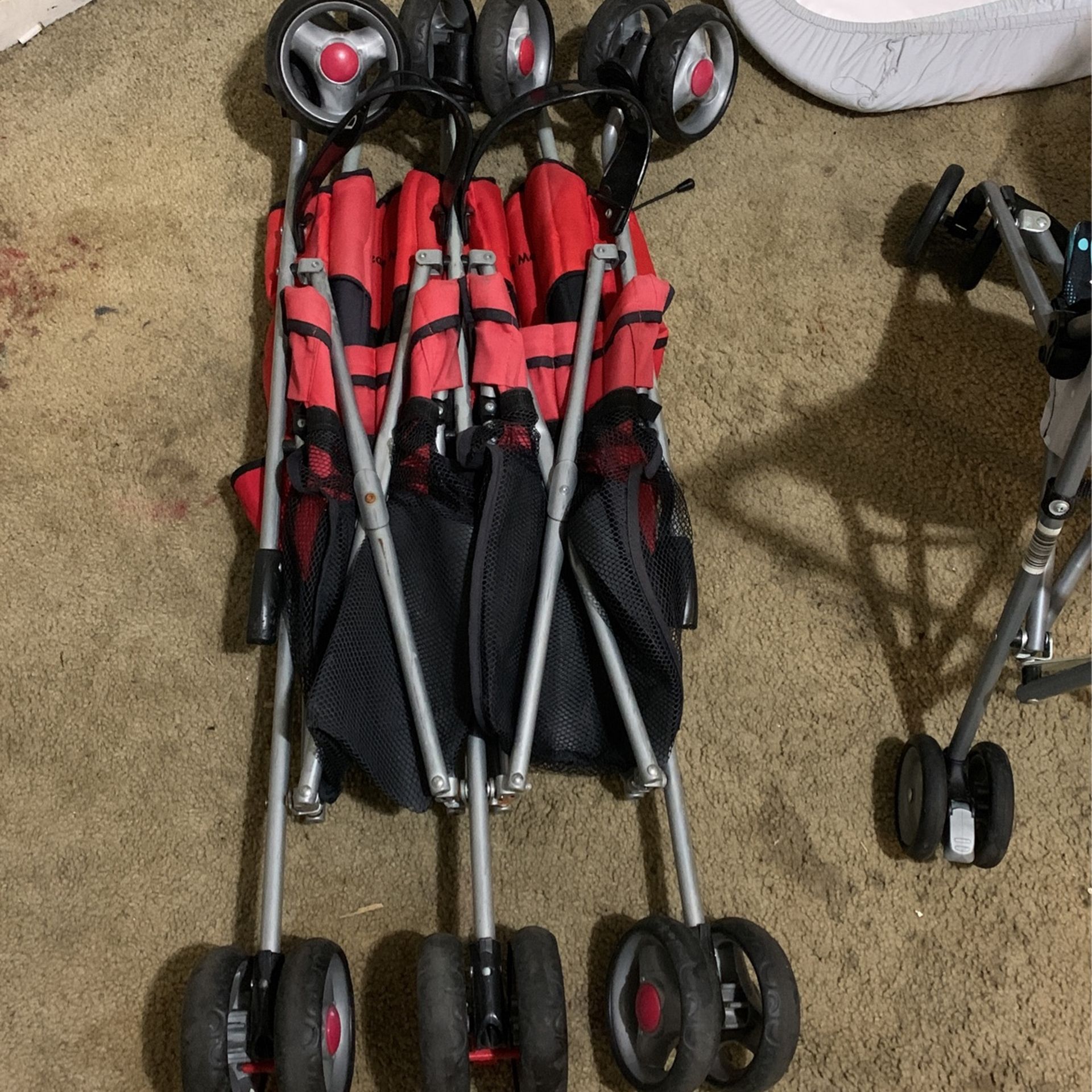 Double Side By Side Stroller 