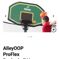 Trampoline Basketball Hoop