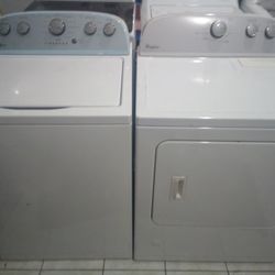 4.3 cuft Whirlpool Washer & Whirlpool Gas Dryer 