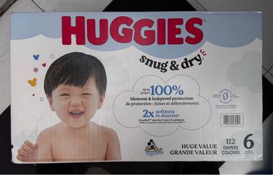 Huggies size 6
