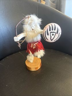 Native American Bear Kachina Doll Figurine
