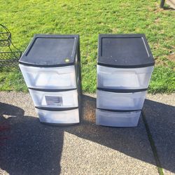 Plastic 3 Drawers