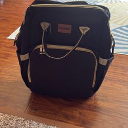Diaper Bag With Changing Mat And In Built Changing Place