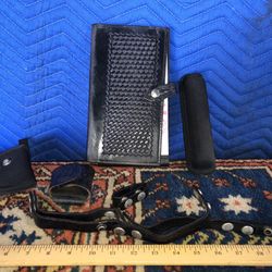 Tex Shoemaker Black Police Leather  Gear