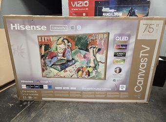 MV 75S7N 75” Hisense canvas 4k Qled tv 