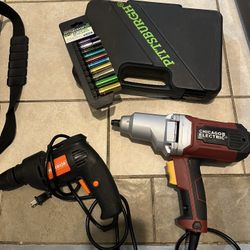 Compact Drill And Wrench Set 