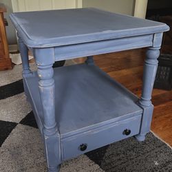 Vintage Rustic End Table 