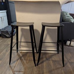 Metal Black Bar Stools