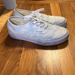 Vans 5 1/5 Light Blue And White