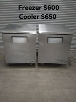 Cooler and freezer