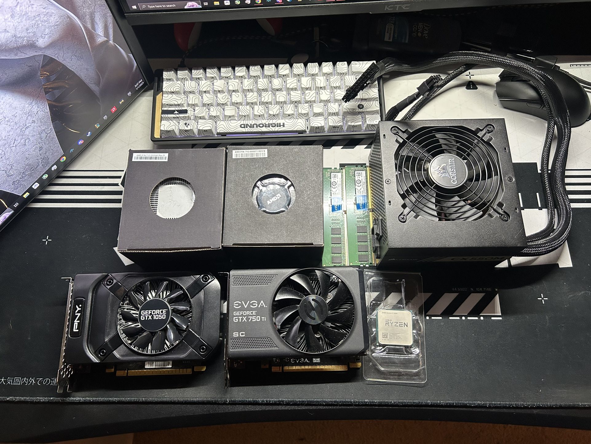 Computer Component GPU/CPU/RAM/PSU