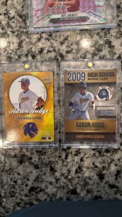 Aaron Judge Linden High School Rookie Cards Lot