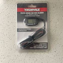 Works Connection Tach-Hour Meter Clock