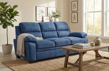 🟢🟢 $350 Flannelette  3- seat sofa ( 3 COLORS ) 🟢🟢