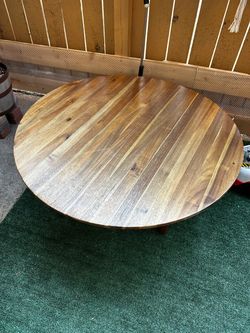 Genuine wood coffee table