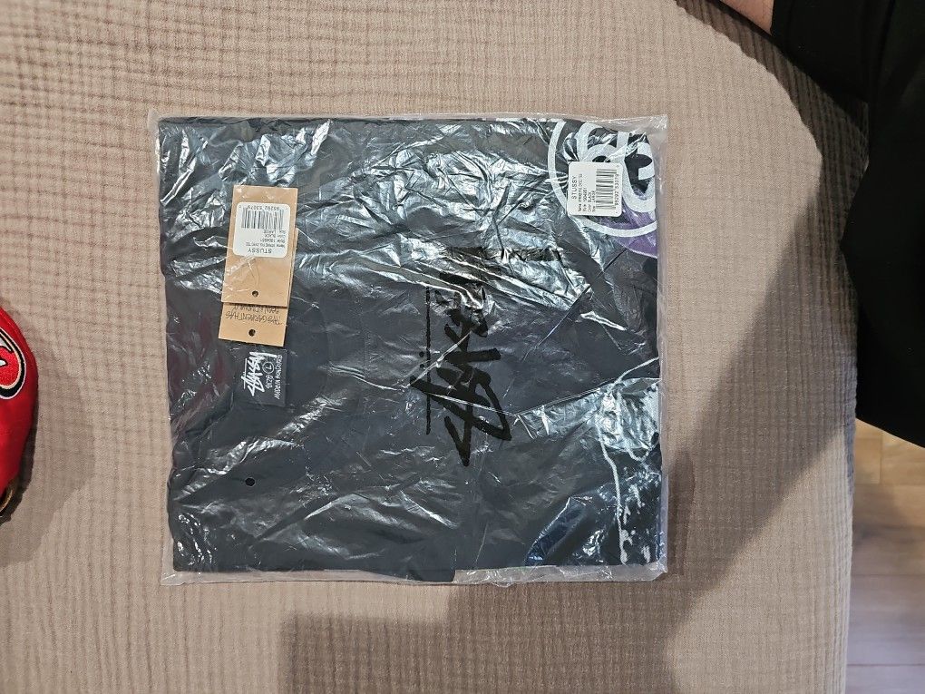 Stussy LARGE pigment Dye Black