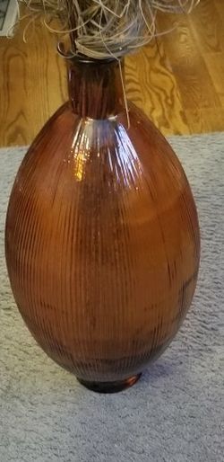 Orange Glass Vase