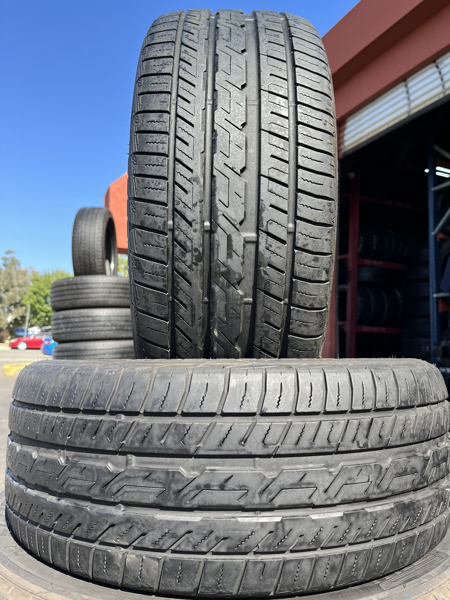 2 ROAD HUGGER TIRES 215/45/17 FREE MOUNT AND BALANCE