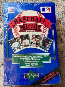 1989 Upper Deck Baseball High Number Series Factory/1990 Fleer Baseball 10th Anniversary Edition — 36 Sealed Packs,