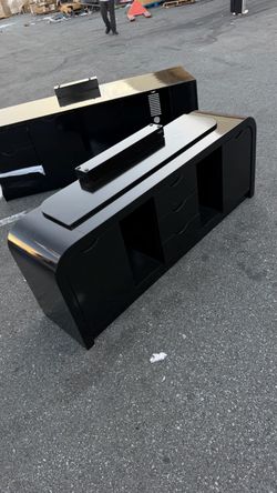 BLACK STORAGE CABINET