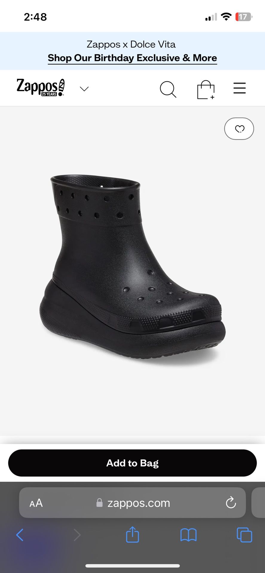 Brand New Crocs Rainboot