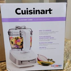 Cuisinart MCH-4 Mini Chopper 4 Cup White Auto-Reversing Blade Bladelock System