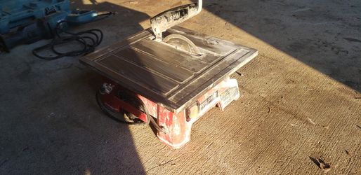 7in wet tile saw