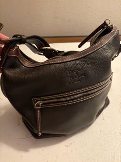 Dooney & Bourke Brown Leather Shoulder Bag
